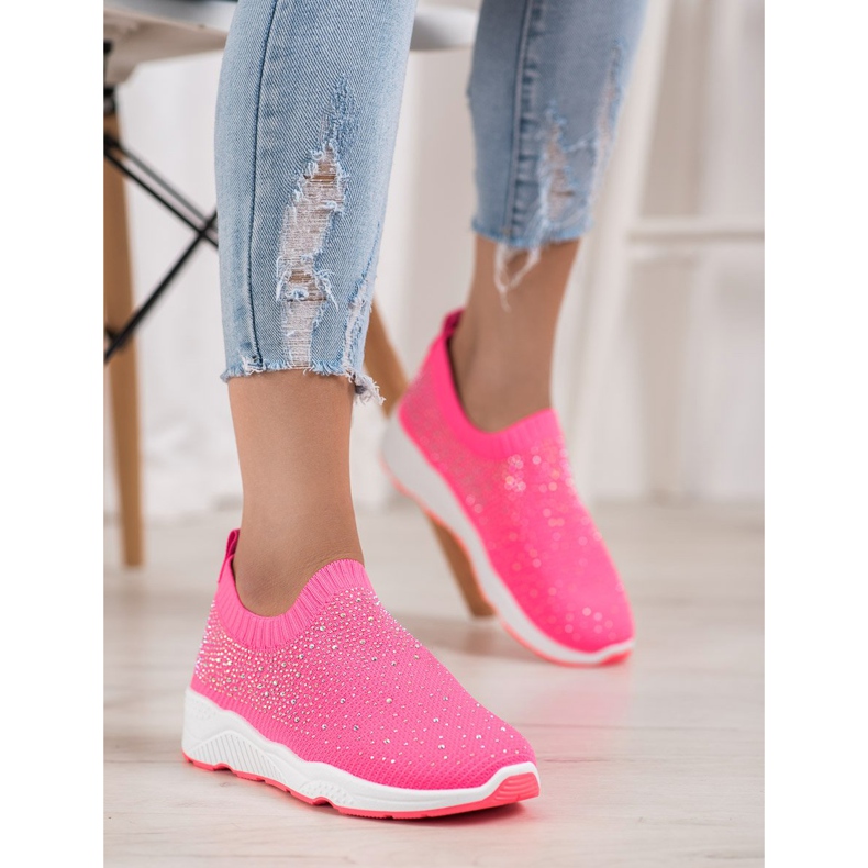 SHELOVET Slip-on-Sneakers rosa 2