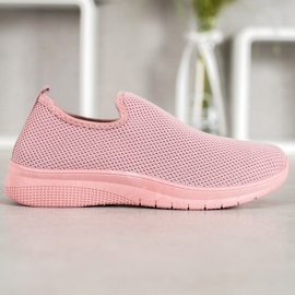 Super Mode Sportschuhe zum Hineinschlüpfen rosa 2