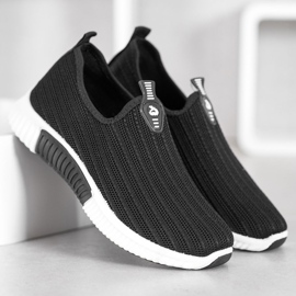 SHELOVET Durchbrochene Sportschuhe schwarz 2