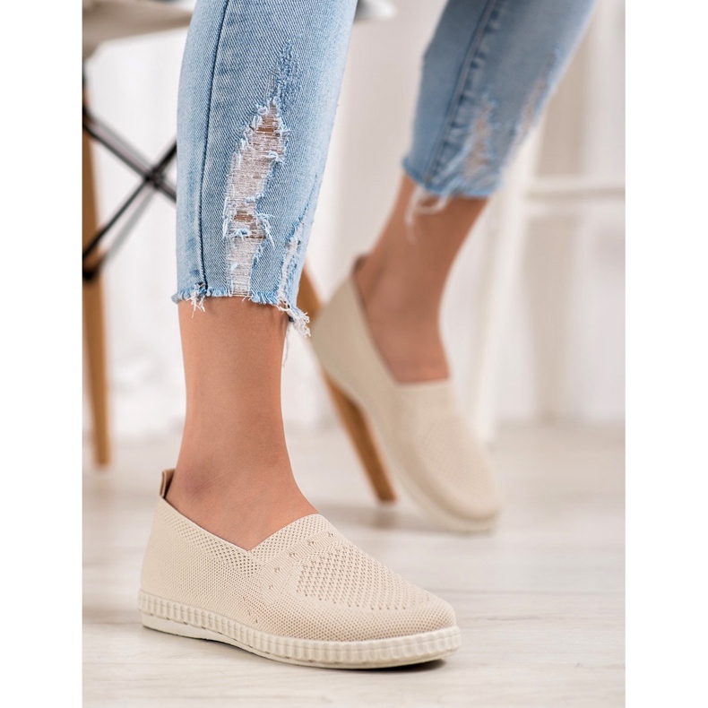 Via Giulia  Durchbrochene Slip-On-Sneakers braun 2