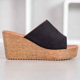 Renda Hochhackige Sandalen schwarz 2