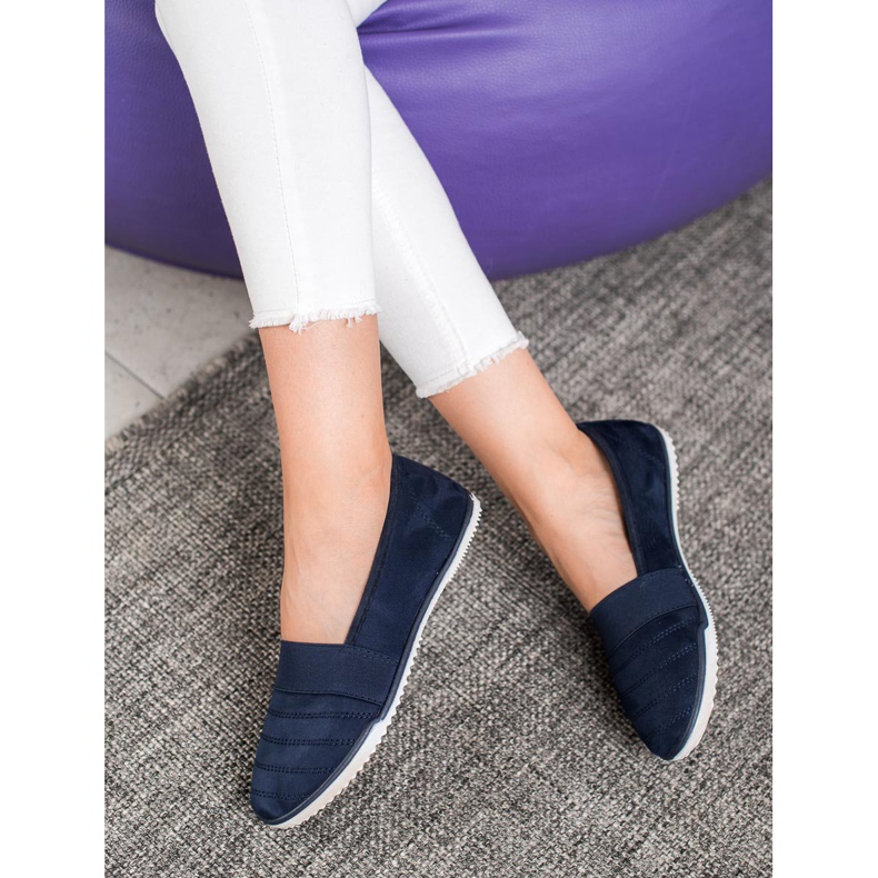 Bona Slipper aus Wildleder blau 1