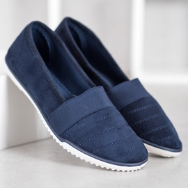 Bona Slipper aus Wildleder blau 2