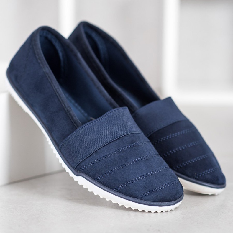 Bona Slipper aus Wildleder blau 2