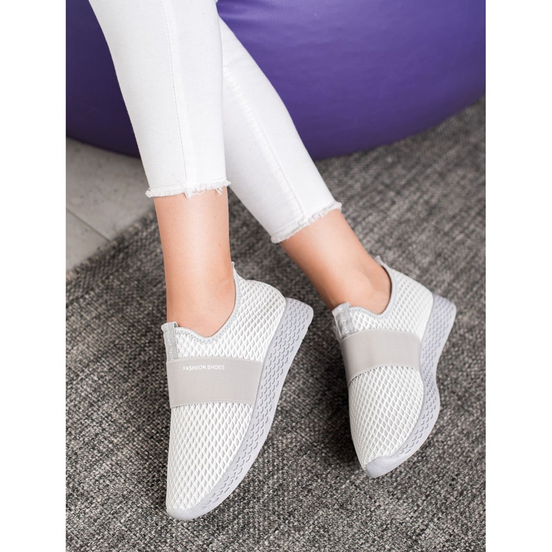 SHELOVET Slip-on-Sneaker mit Mesh grau 1