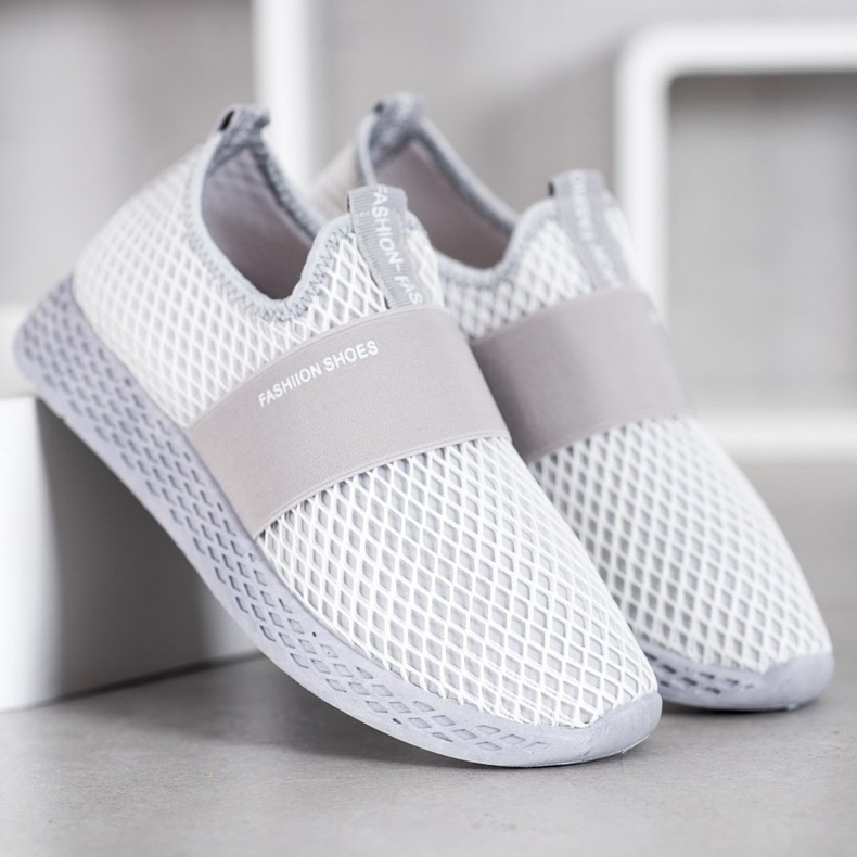 SHELOVET Slip-on-Sneaker mit Mesh grau 2