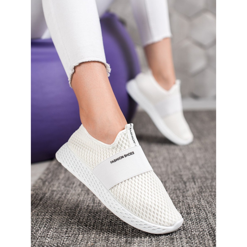SHELOVET Slip-on-Sneaker mit Mesh weiß 1