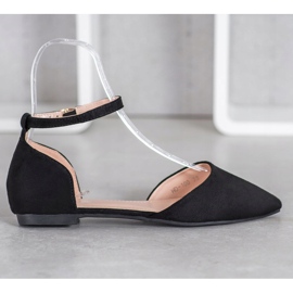 Diamantique Klassische Pumps mit Schnalle schwarz 2