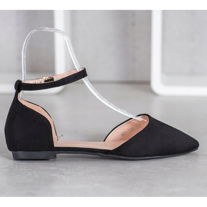 Diamantique Klassische Pumps mit Schnalle schwarz 2