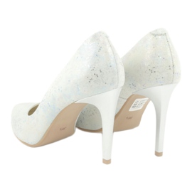 Espinto Pumps schimmernd C-456/96 weiß mehrfarbig 4