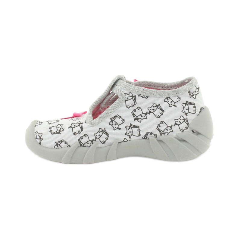 Befado Kinderschuhe 110P377 rosa grau 1