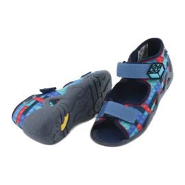 Befado Kinderschuhe 250P094 rot marineblau blau mehrfarbig 4