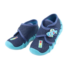 Befado Kinderschuhe 523P015 marineblau blau 3