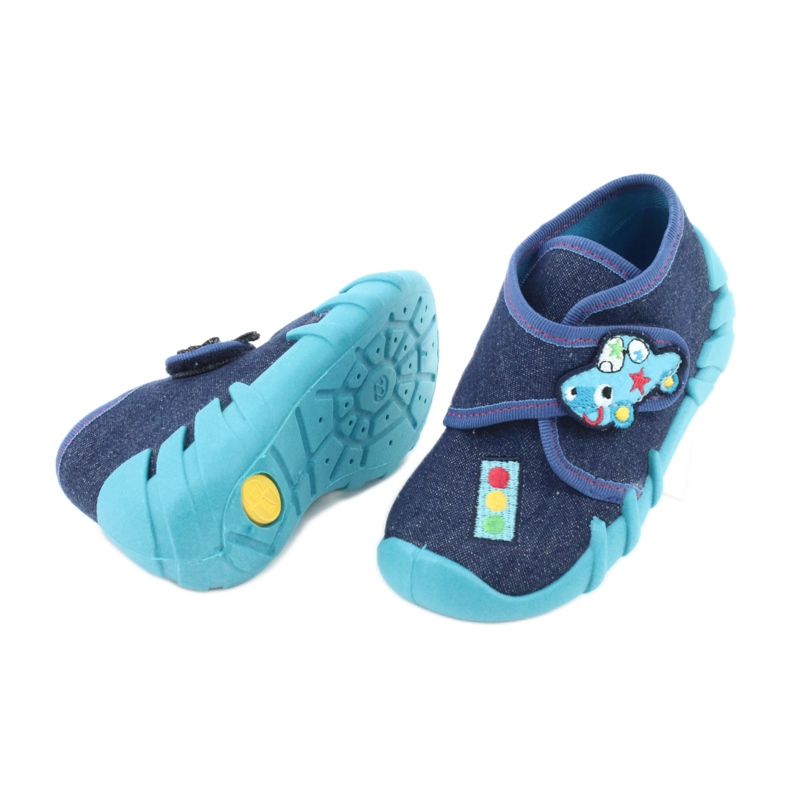 Befado Kinderschuhe 523P015 marineblau blau 4