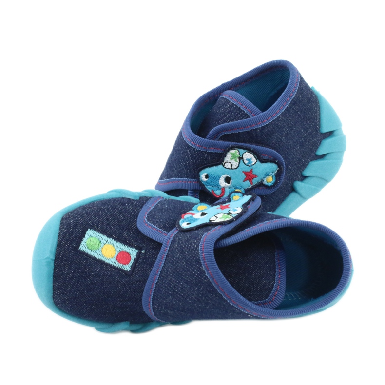 Befado Kinderschuhe 523P015 marineblau blau 5