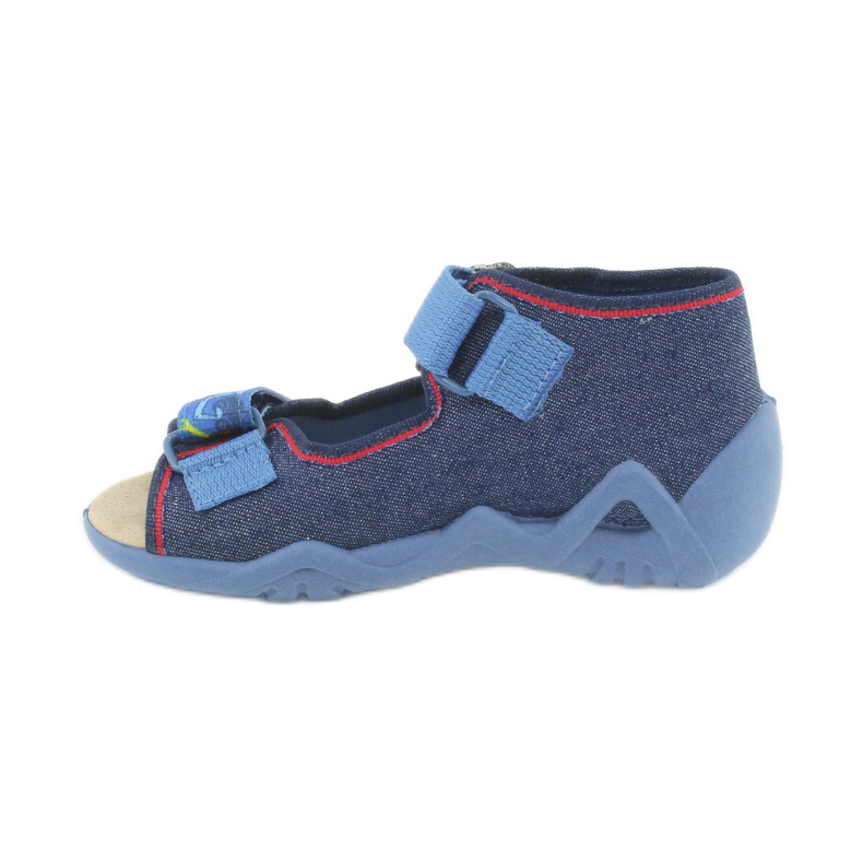 Befado gelbe Kinderschuhe 350P005 marineblau 2