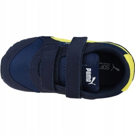 Puma St Runner V 2 Kleinkinder Jr 367137-09 marineblau gelb 2