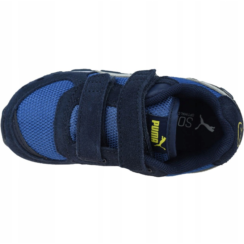 Puma Vista V Kleinkinder Jr 369541-09 weiß navy blau blau 2