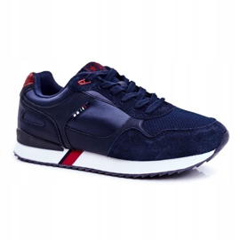 EVE Herren Sportschuhe Wildleder Marineblau Fonsi 1