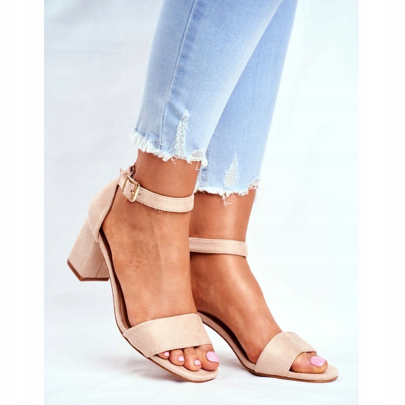 Vinceza Damen Sandalen Wildleder Beige Immer mehr! 1