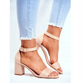 Vinceza Damen Sandalen Wildleder Beige Immer mehr! 2