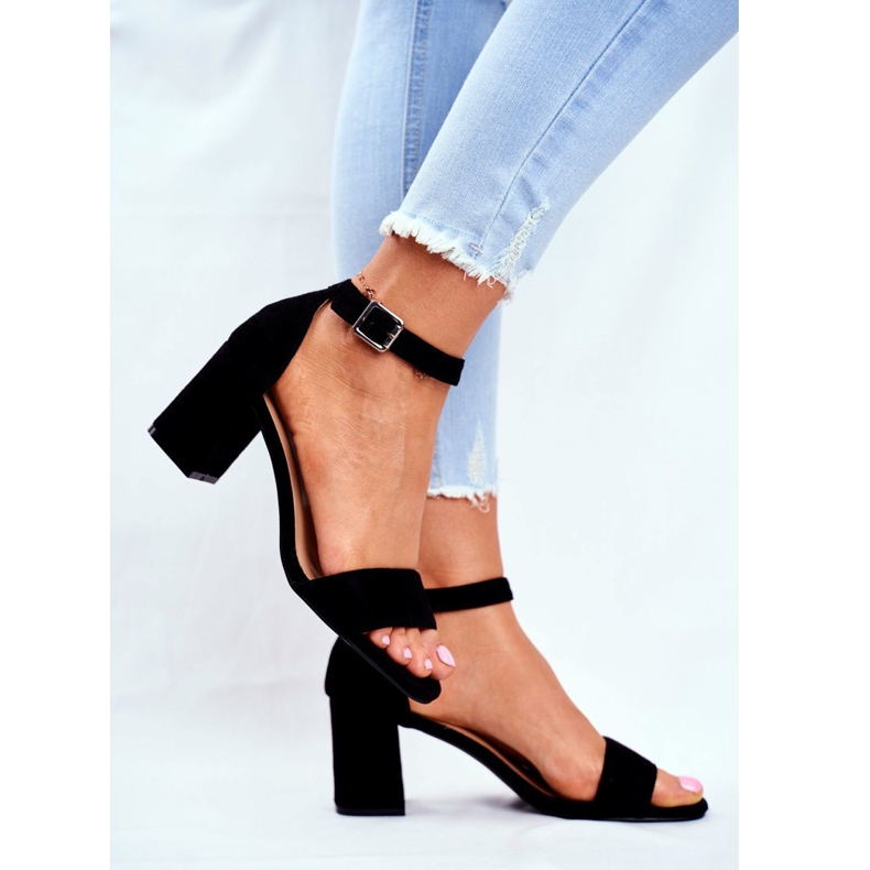 Vinceza Damen Wildleder Sandalen Schwarz Mehr und mehr! 2