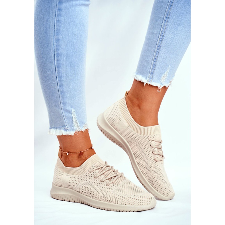Damen Sportschuhe Hellbeige Glorias 2