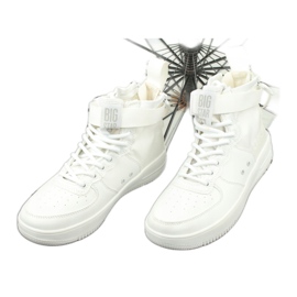 Big Star High Eco Leder Sneakers Białurówka White weiß 2