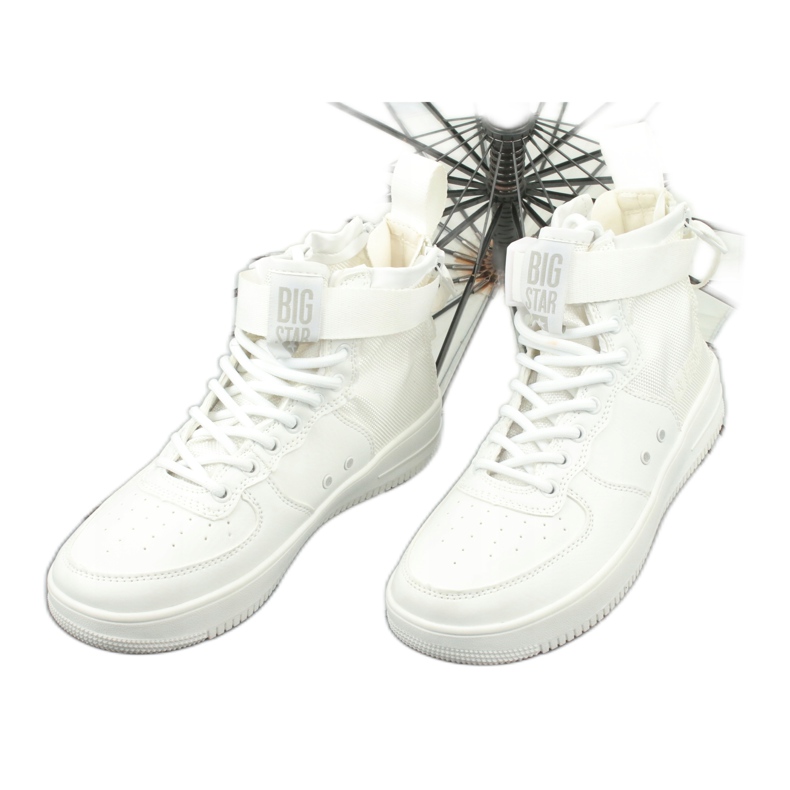 Big Star High Eco Leder Sneakers Białurówka White weiß 2