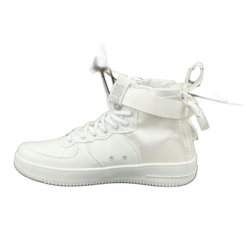 Big Star High Eco Leder Sneakers Białurówka White weiß 1