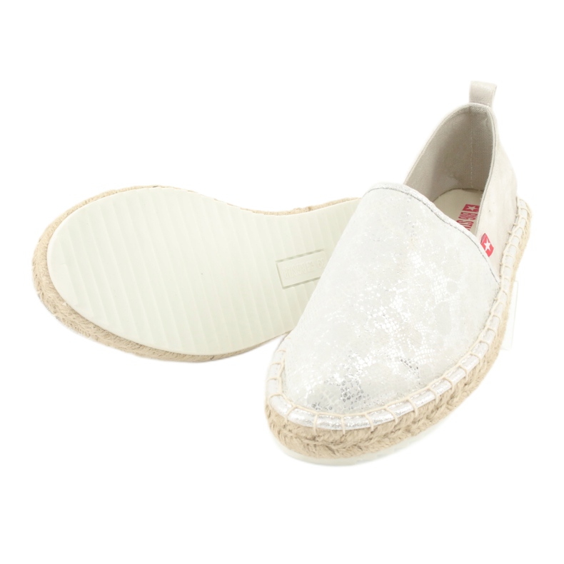 Big Star Espadrilles mit großem Stern 274A514 silber- grau 5