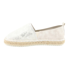 Big Star Espadrilles mit großem Stern 274A514 silber- grau 3