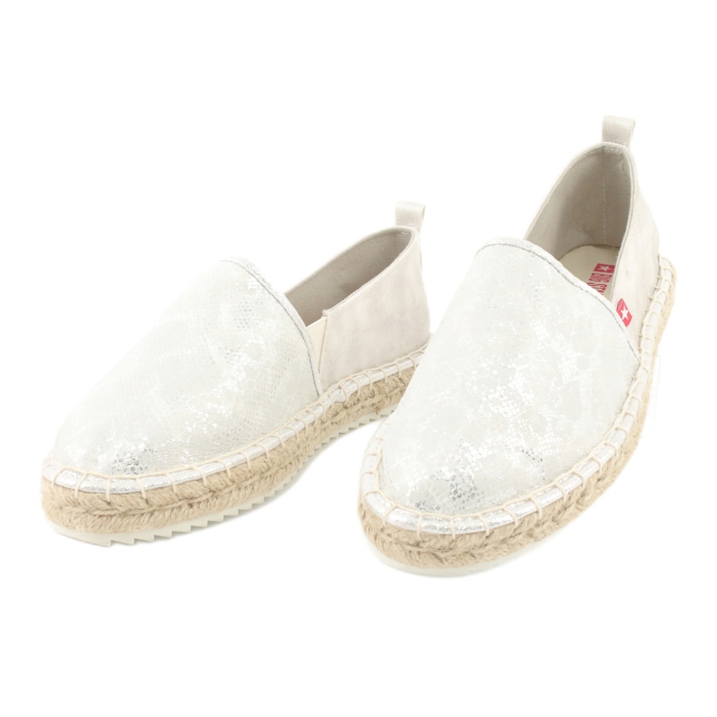 Big Star Espadrilles mit großem Stern 274A514 silber- grau 4