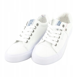 Big Star Herren Sneakers weiß gebunden AA274511 5
