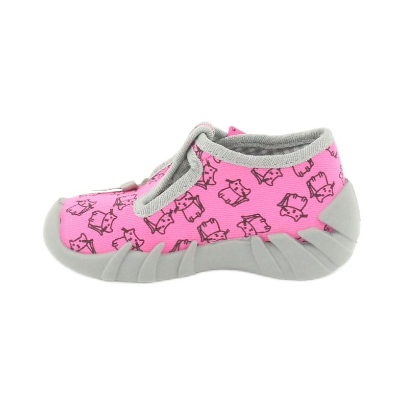 Befado Kinderschuhe 110P376 rosa grau 1