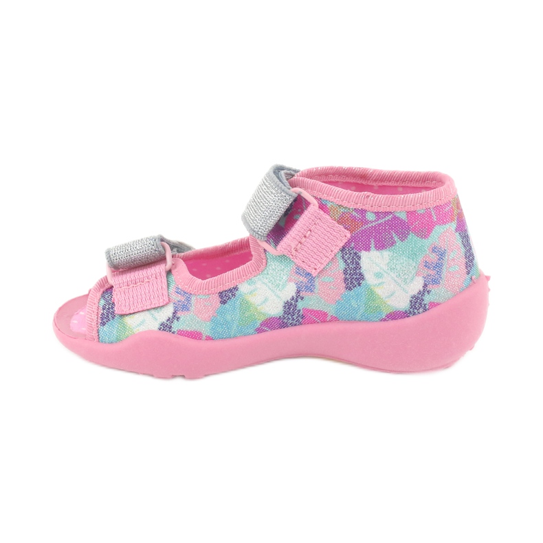 Befado Kinderschuhe 242P096 rosa grau mehrfarbig 1