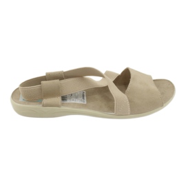 Bequeme Damensandalen Adanex 17495 beige 2