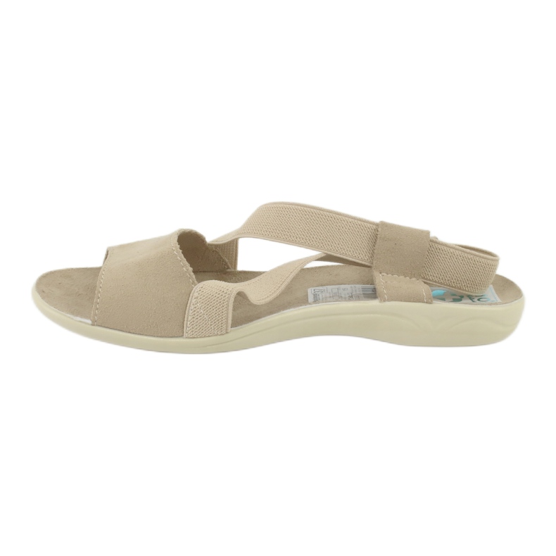 Bequeme Damensandalen Adanex 17495 beige 1
