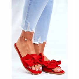 Malaysia Damen Hausschuhe mit roten Schleifen 1