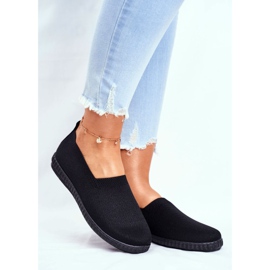 Damen Sneaker Slip-On Sneakers Schwarz Grigio 1