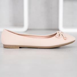 Diamantique Klassische Ballerinas in Beige braun mehrfarbig 1