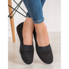 Bona Slipper aus Wildleder schwarz 1