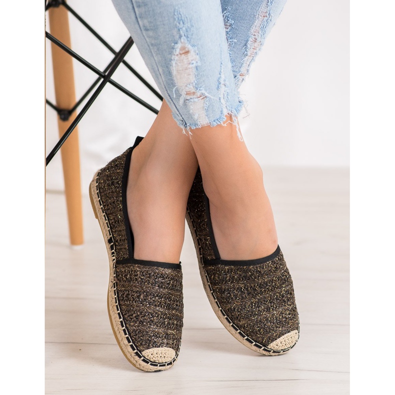 Seastar Textil-Espadrilles beige schwarz 2