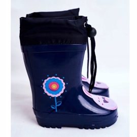 Apawwa Gummistiefel für Kinder Marineblau Mordeso Rabbit rosa 2