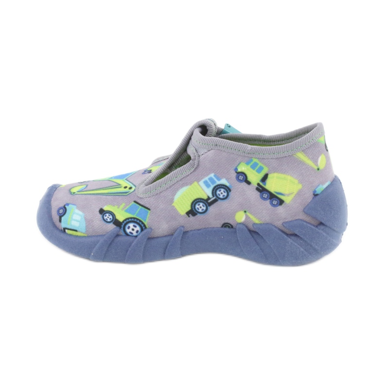 Befado Kinderschuhe 110P371 blau grau grün 1