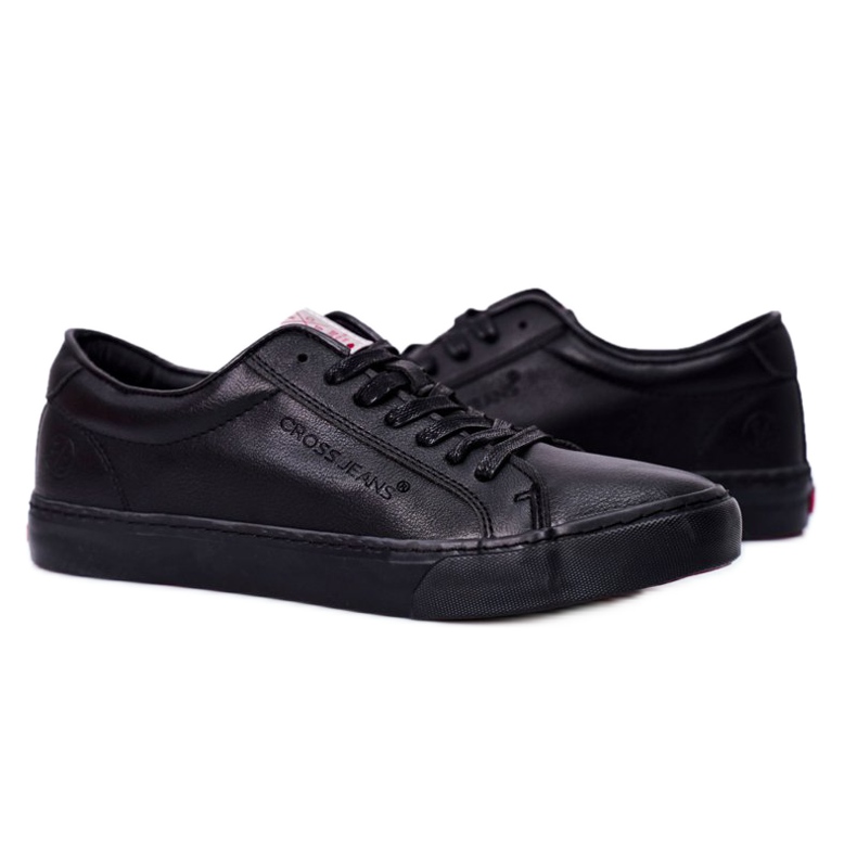 Herren Cross Jeans Schwarze Turnschuhe FF1R4034C 3