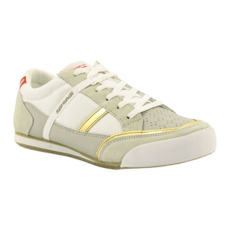 Sportschuhe Sprandi 8042 Gold beige weiß grau 1
