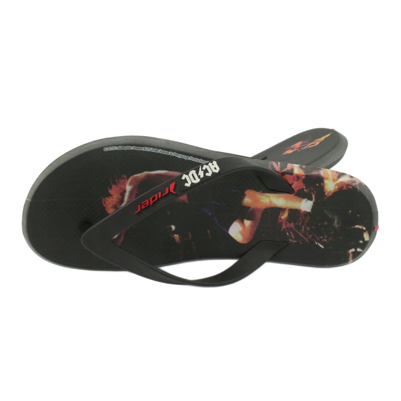 RIDER 82799 ACDC Flip-Flops THONG AD Herren BRASILIEN schwarz mehrfarbig 3