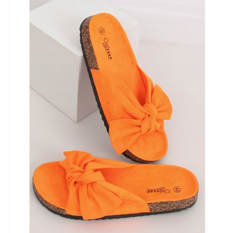Orange Kork Hausschuhe G-580 Orange 1