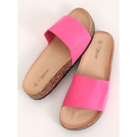 Rosa G-572 Fuscha Hausschuhe mit Korksohle 1